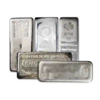 100 oz Silver Bars
