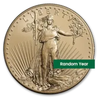 1 oz American Gold Eagle Coin BU - Random Year