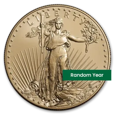 1 oz American Gold Eagle Coin BU - Random Year
