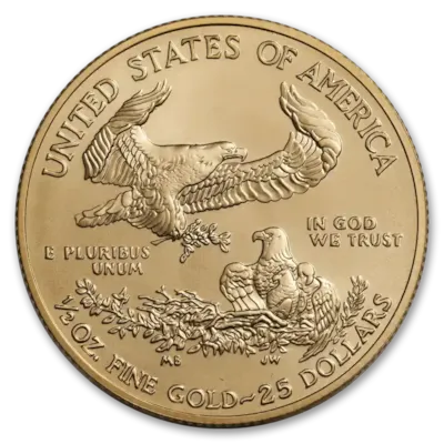 1/2 oz American Gold Eagle Coin BU - Random Year