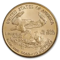 1/4 oz American Gold Eagle Coin BU - Random Year