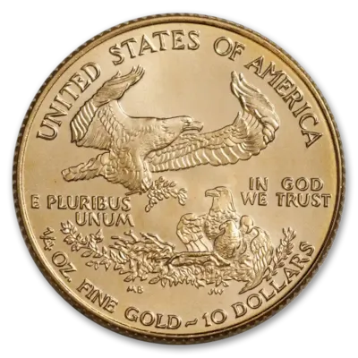 1/4 oz American Gold Eagle Coin BU - Random Year