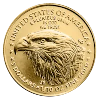 1/10 oz American Gold Eagle Coin BU - Random Year