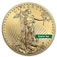 1/10 oz American Gold Eagle Coin BU - Random Year