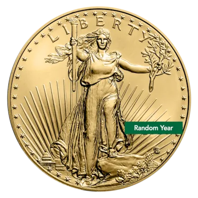 1/10 oz American Gold Eagle Coin BU - Random Year