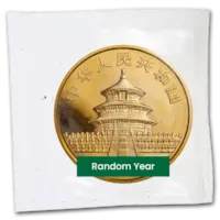 1 oz Chinese Gold Panda Coin BU - Random Year