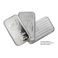 1 oz Silver Bar - Random Design