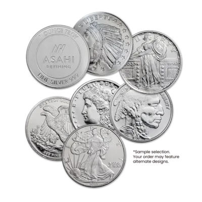 1 oz Silver Round - Random Design