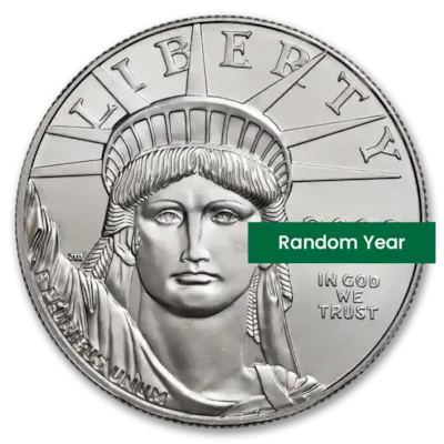 1 oz American Platinum Eagle Coin BU - Random Year