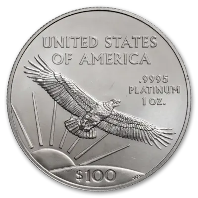 1 oz American Platinum Eagle Coin BU - Random Year
