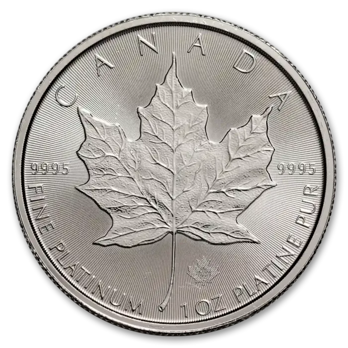 Buy 1 oz Canadian Platinum Maple Leaf Coin BU | Bullion.com