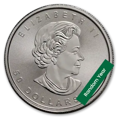 1 oz Canadian Platinum Maple Leaf Coin BU - Random Year