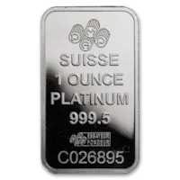 1 oz Platinum Bar - Random Design