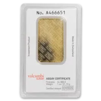 1 oz Gold Bar - Random Design w/ Assay Card