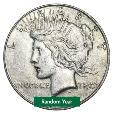 1922-1925 Peace Silver Dollar VG-XF (Random Year)