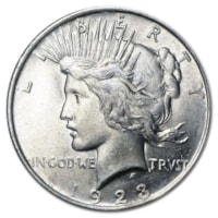 1922-1925 Peace Silver Dollar BU (Random Year)