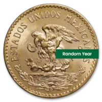 Mexican 20 Pesos Gold Coin AU-BU Condition - Random Year