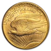 $20 Saint-Gaudens Gold Double Eagle AU - Random Year