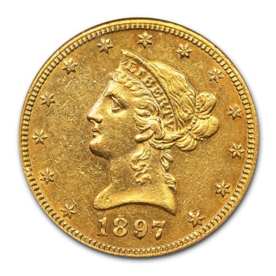 $10 Liberty Gold Eagle AU - Random Year
