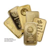 1 oz Gold Bar - Random Design without Assay