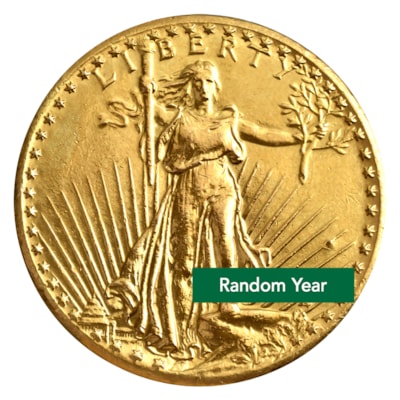 $20 Saint-Gaudens Gold Double Eagle - Cleaned