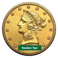 $10 Liberty Gold Eagle - Cleaned
