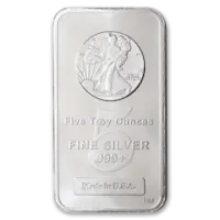 5 oz Silver Bar - Random Design