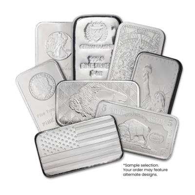 5 oz Silver Bar - Random Design