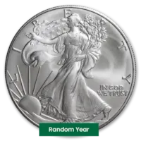 1 oz American Silver Eagle Coin BU - Random Year