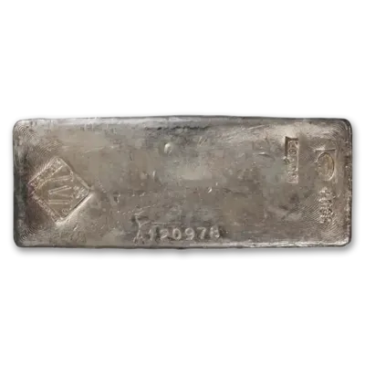 100 oz Johnson Matthey Silver Bar
