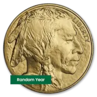 1 oz American Gold Buffalo Coin BU - Random Year