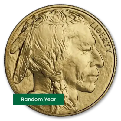 1 oz American Gold Buffalo Coin BU - Random Year
