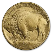 1 oz American Gold Buffalo Coin BU - Random Year