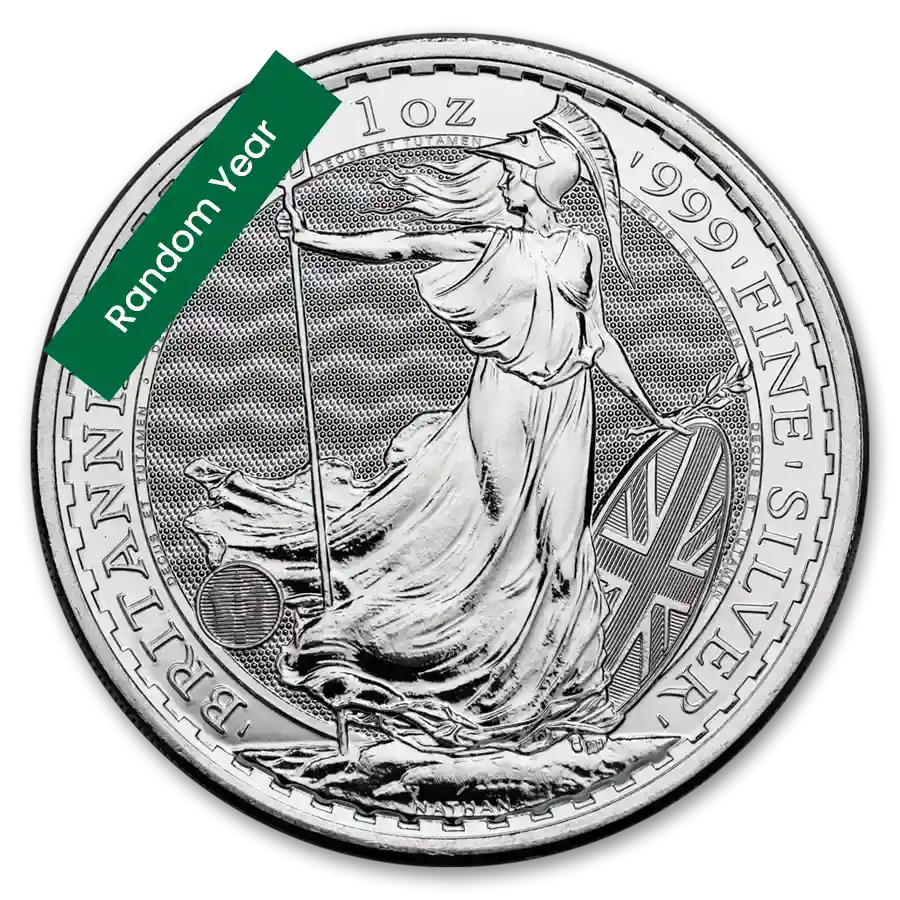 Buy 1 oz British Silver Britannia Coin BU | Bullion.com