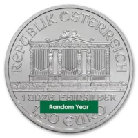 1 oz Austrian Silver Philharmonic Coin BU - Random Year