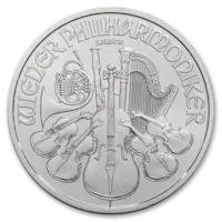 1 oz Austrian Silver Philharmonic Coin BU - Random Year