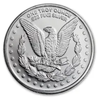 1 oz Silver Morgan Dollar Design Round