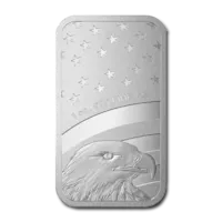 1 oz Silver American Flag Bar