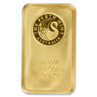 1 oz Gold The Perth Mint Bar w/ Assay Card