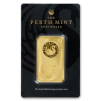 1 oz Gold The Perth Mint Bar w/ Assay Card