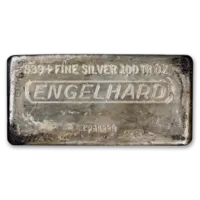 100 oz Engelhard Silver Bar