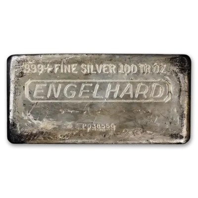 100 oz Engelhard Silver Bar
