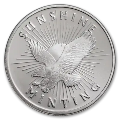 1 oz Silver Sunshine Mint Round