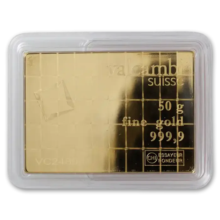 Buy 50 x 1 gram Gold Valcambi CombiBar | Bullion.com