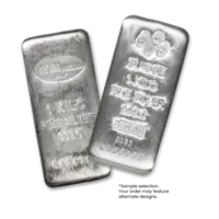 1 Kilo Silver Bar - Random Design