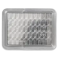 50 x 1 gram Platinum Valcambi CombiBar™ w/ Assay Card