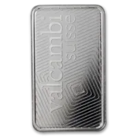 1 oz Platinum Valcambi Bar w/ Assay Card