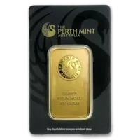 100 gram Gold The Perth Mint Bar - w/ Assay Card