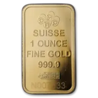 1 oz Gold PAMP Suisse Lady Fortuna Veriscan® Bar w/ Assay