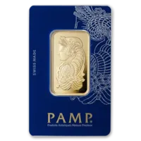 1 oz Gold PAMP Suisse Lady Fortuna Veriscan® Bar w/ Assay